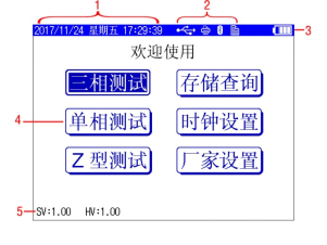 主菜单”屏